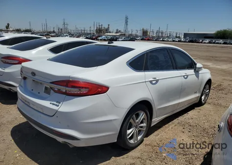 2018 Ford Fusion Se Hybrid z USA, uszkodzony, nr VIN 3FA6P0LU6JR118887